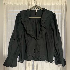Free People Maisie Cutwork Top